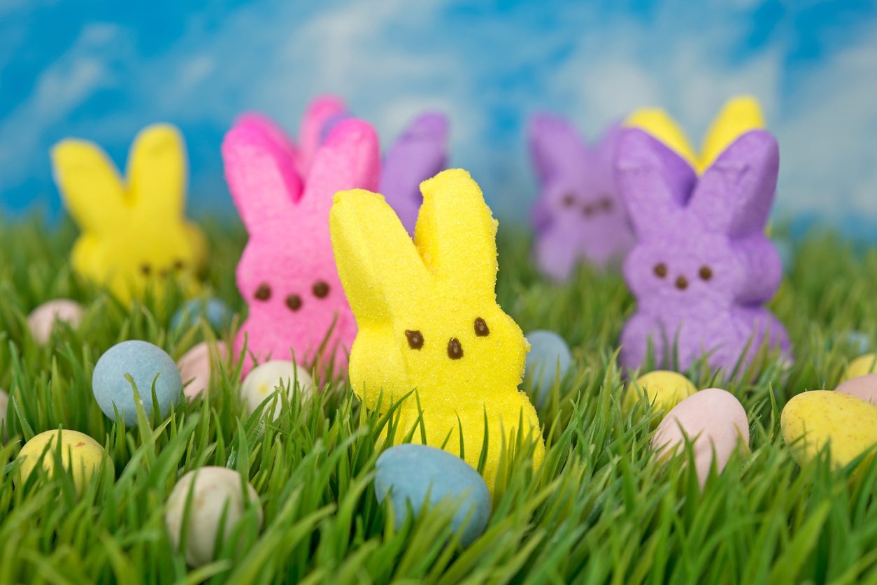 peeps easter diorama