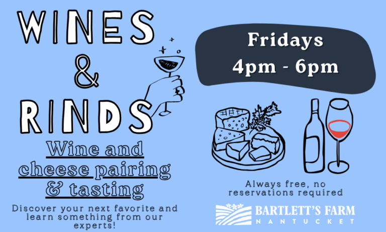 Wines & Rinds at Bartlett’s Farm