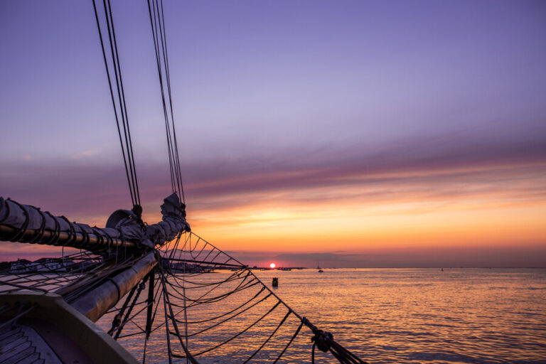Tall Ship Lynx Sunset Sail
