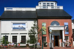 outside the Nantucket Whaling Museum